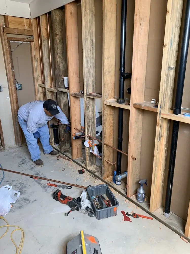 Commercial rough-in plumbing for Gas Line Repair in Northeast Aurora
